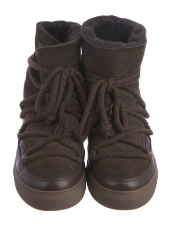 Inuikii Suede Lace-Up Boots