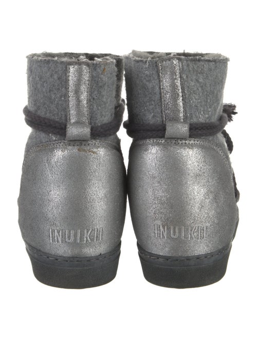 Inuikii Felt Patterned Lace-Up Boots