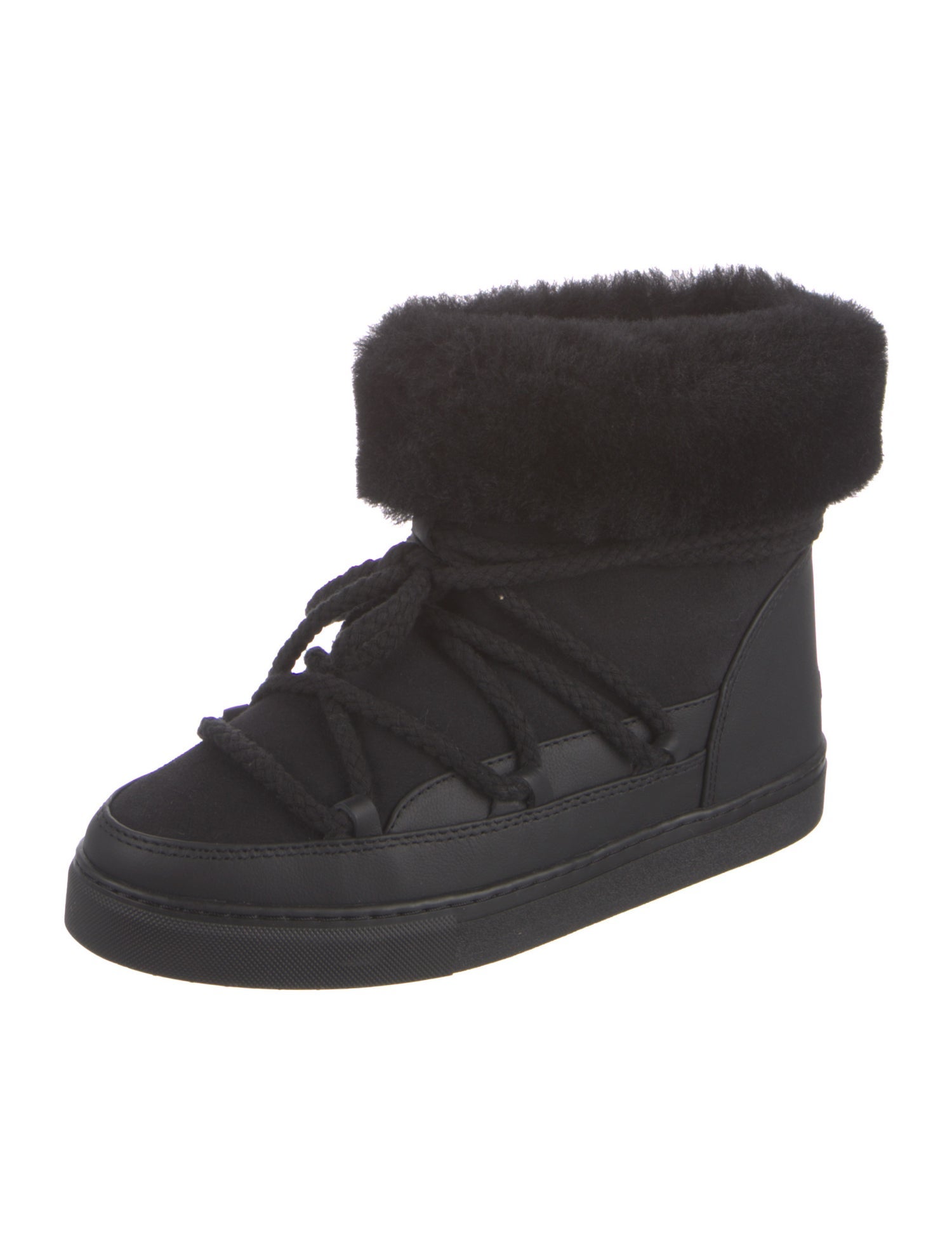 Inuikii Shearling Lace-Up Boots