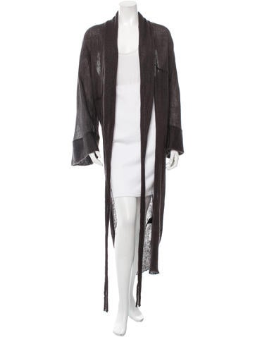 Isabel Benenato Long Mohair-Blend Sweater