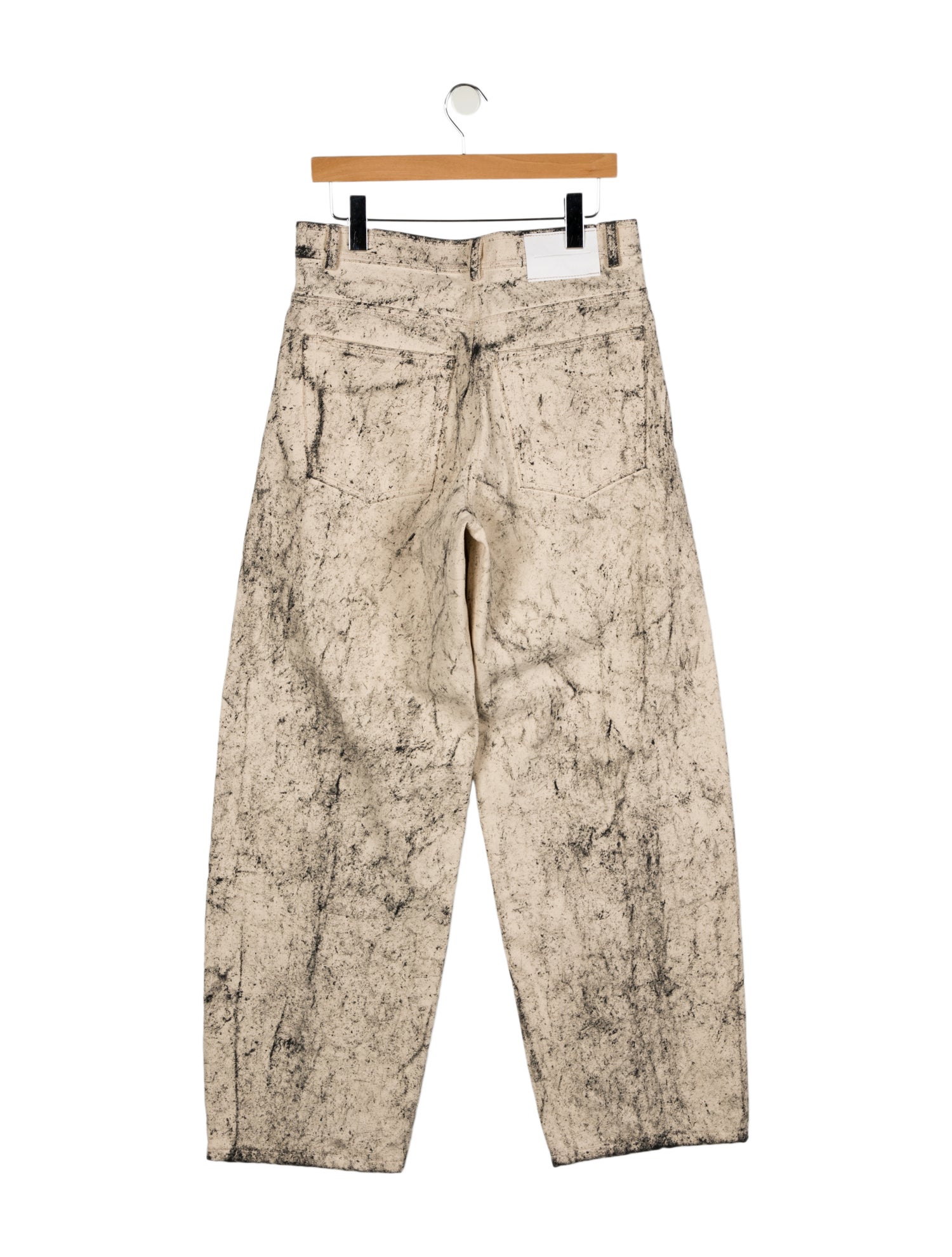 Isabel Benenato High-Rise Wide Leg Jeans