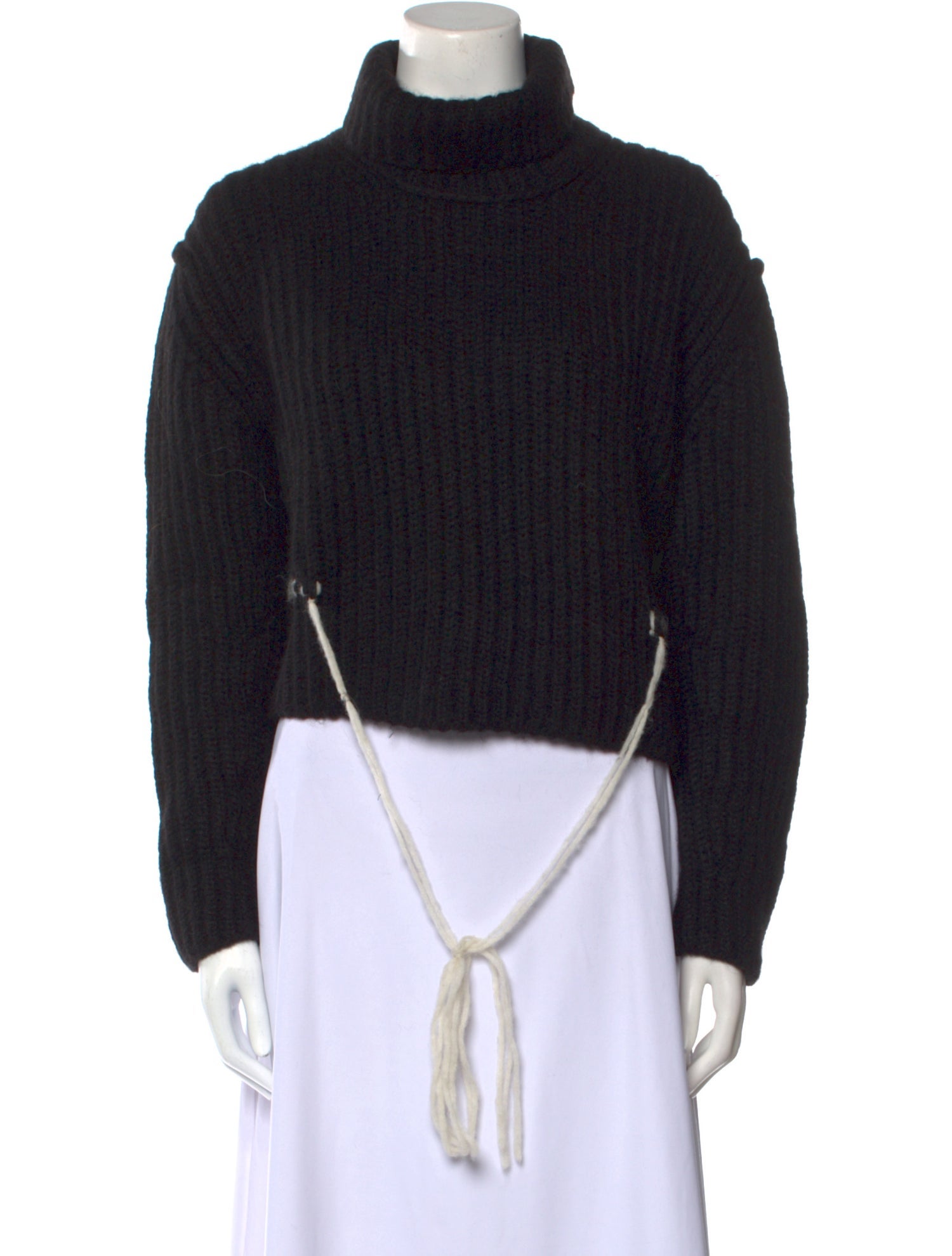 Isabel Benenato Alpaca Turtleneck Sweater