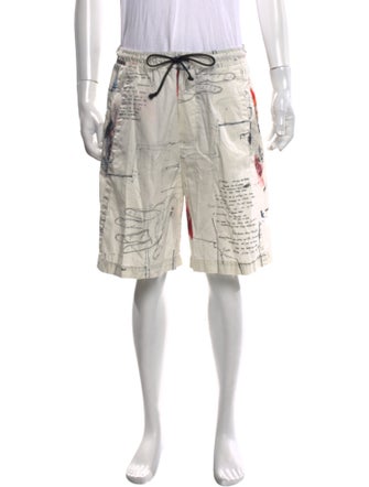 Isabel Benenato Printed Shorts