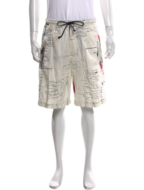 Isabel Benenato Printed Shorts