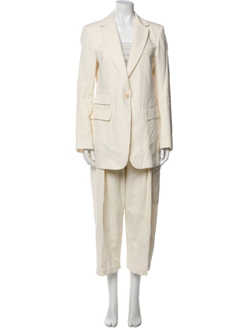 Isabel Benenato Pleated Accents Pant Set