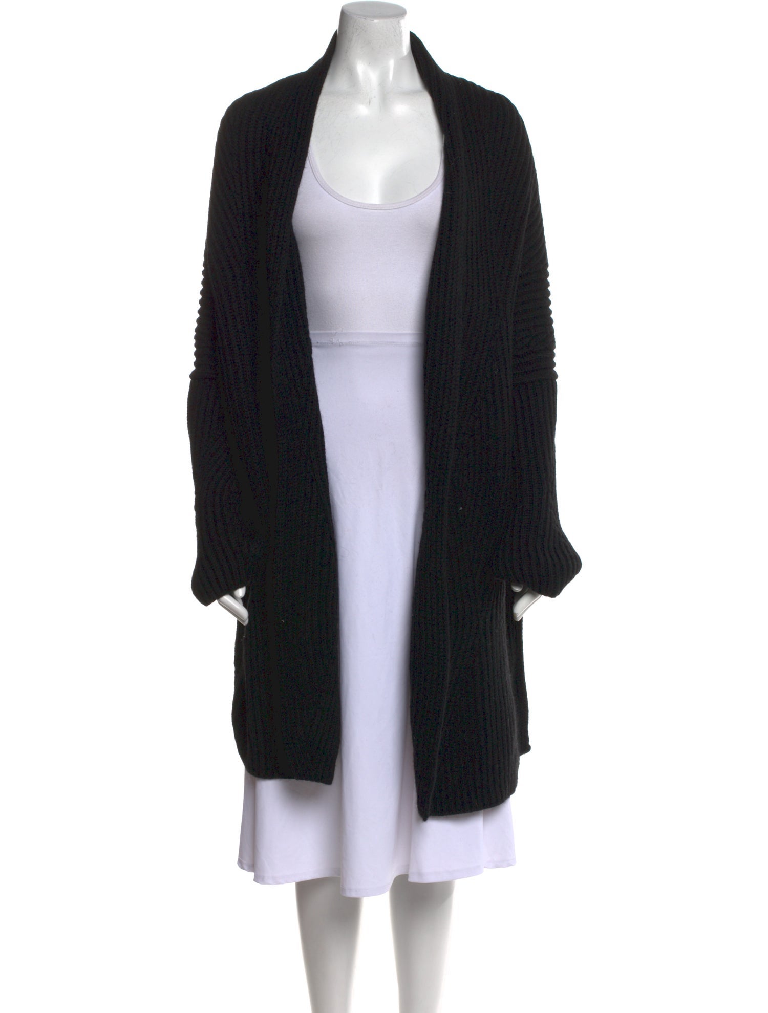 Isabel Benenato Open Front Sweater