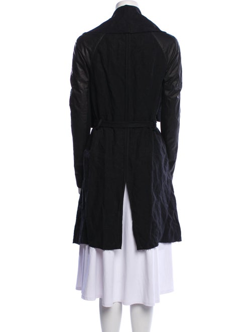 Isabel Benenato Linen Faux Fur Coat