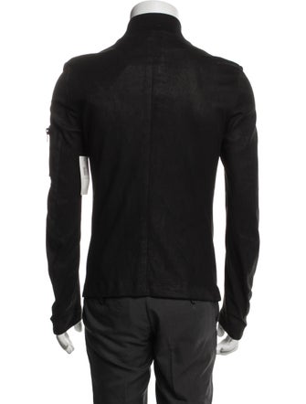 Isabel Benenato Leather Moto Jacket