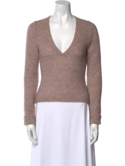 Isabel Benenato Wool V-Neck Sweater