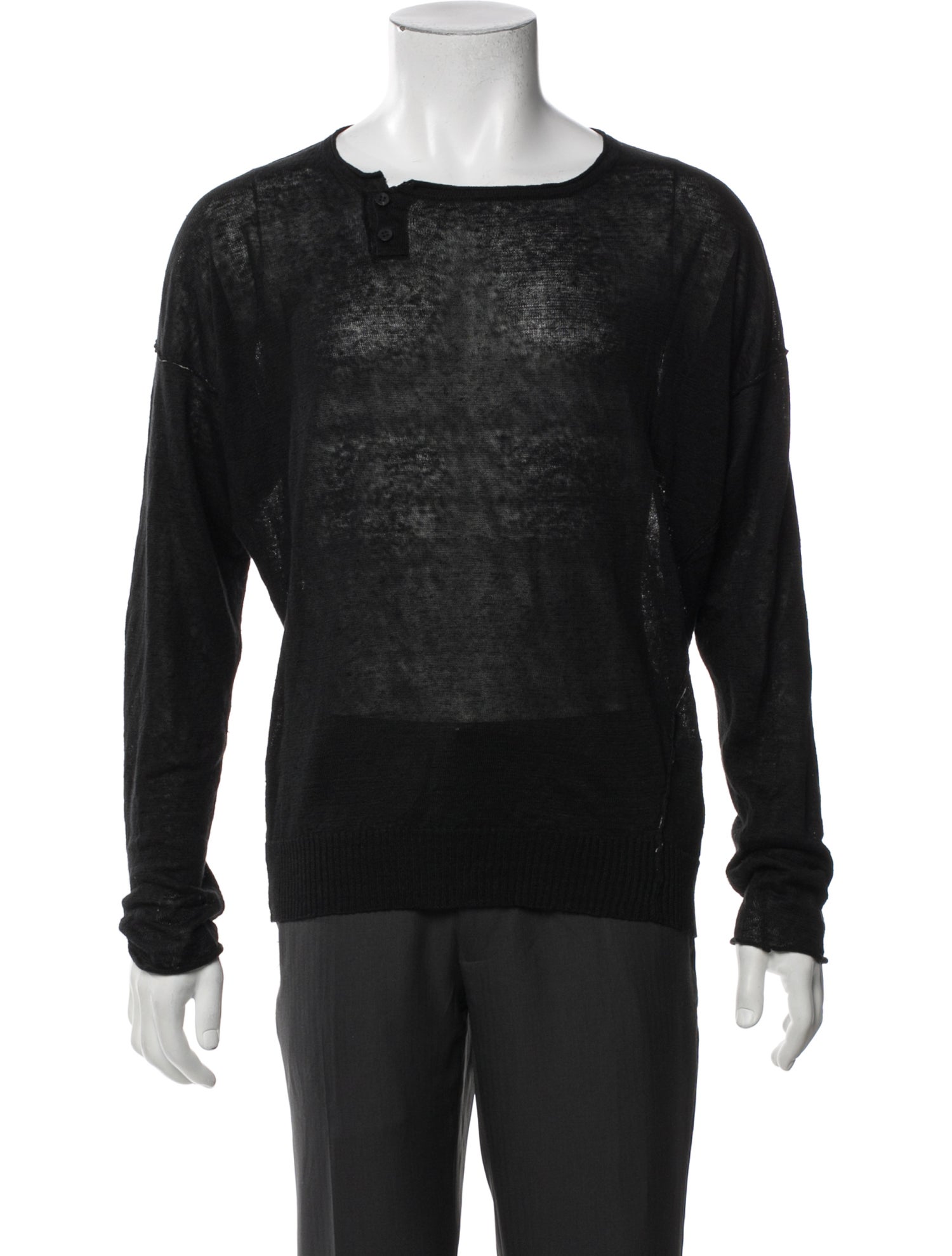 Isabel Benenato Linen Long Sleeve Shirt