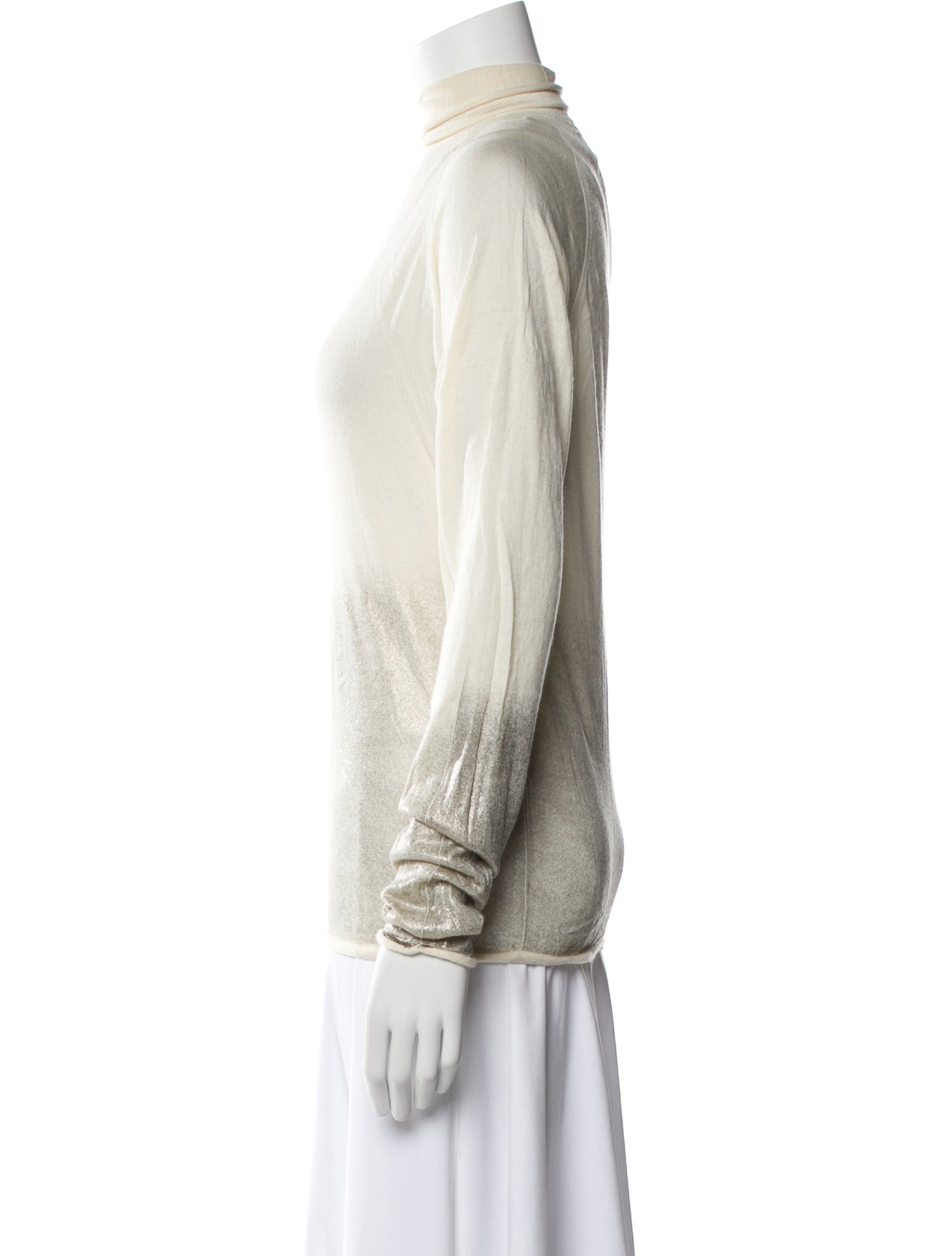 Isabel Benenato Cashmere Tie-Dye Print Sweater