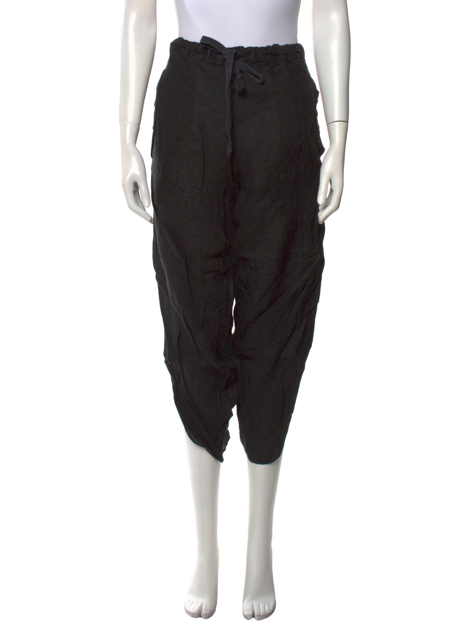 Isabel Benenato Linen Skinny Leg Pants