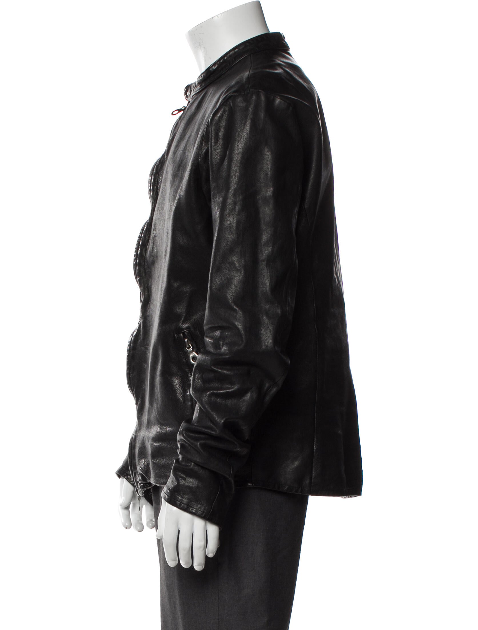 Isamu Katayama Backlash Leather Moto Jacket