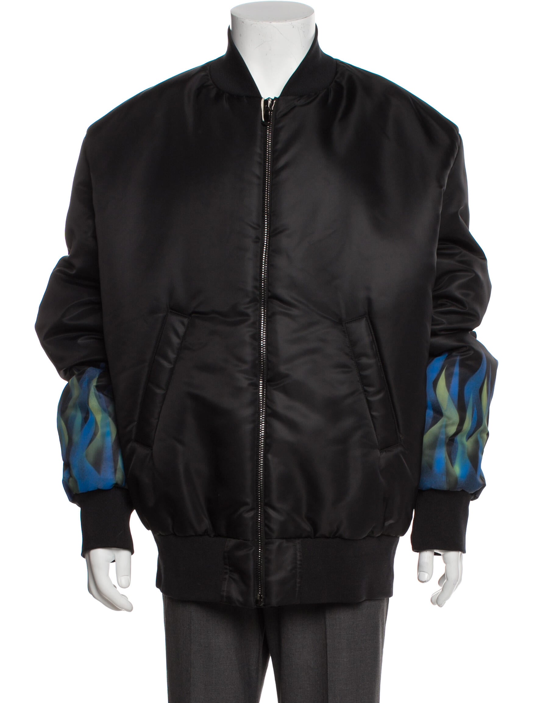 Ihs Graphic Print Bomber Jacket w/ Tags