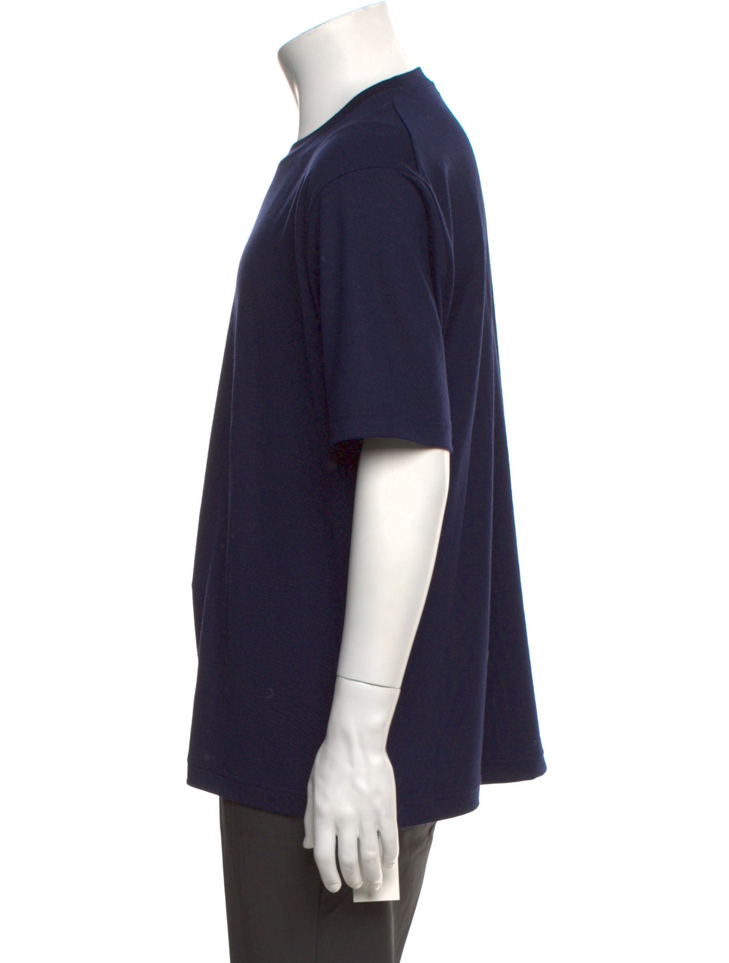 Ikiji Wool Crew Neck T-Shirt