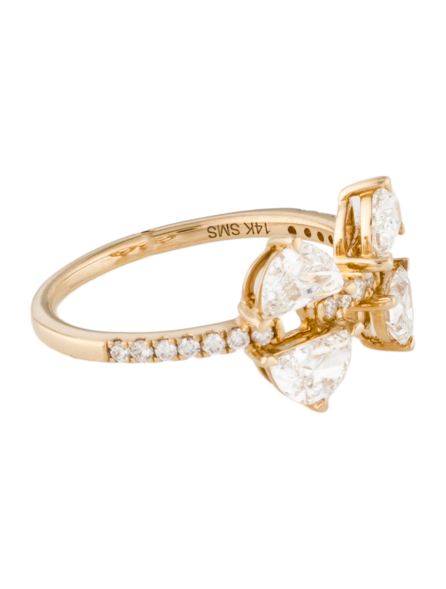 ILAARA 14K 1.78ctw Diamond Cocktail Ring