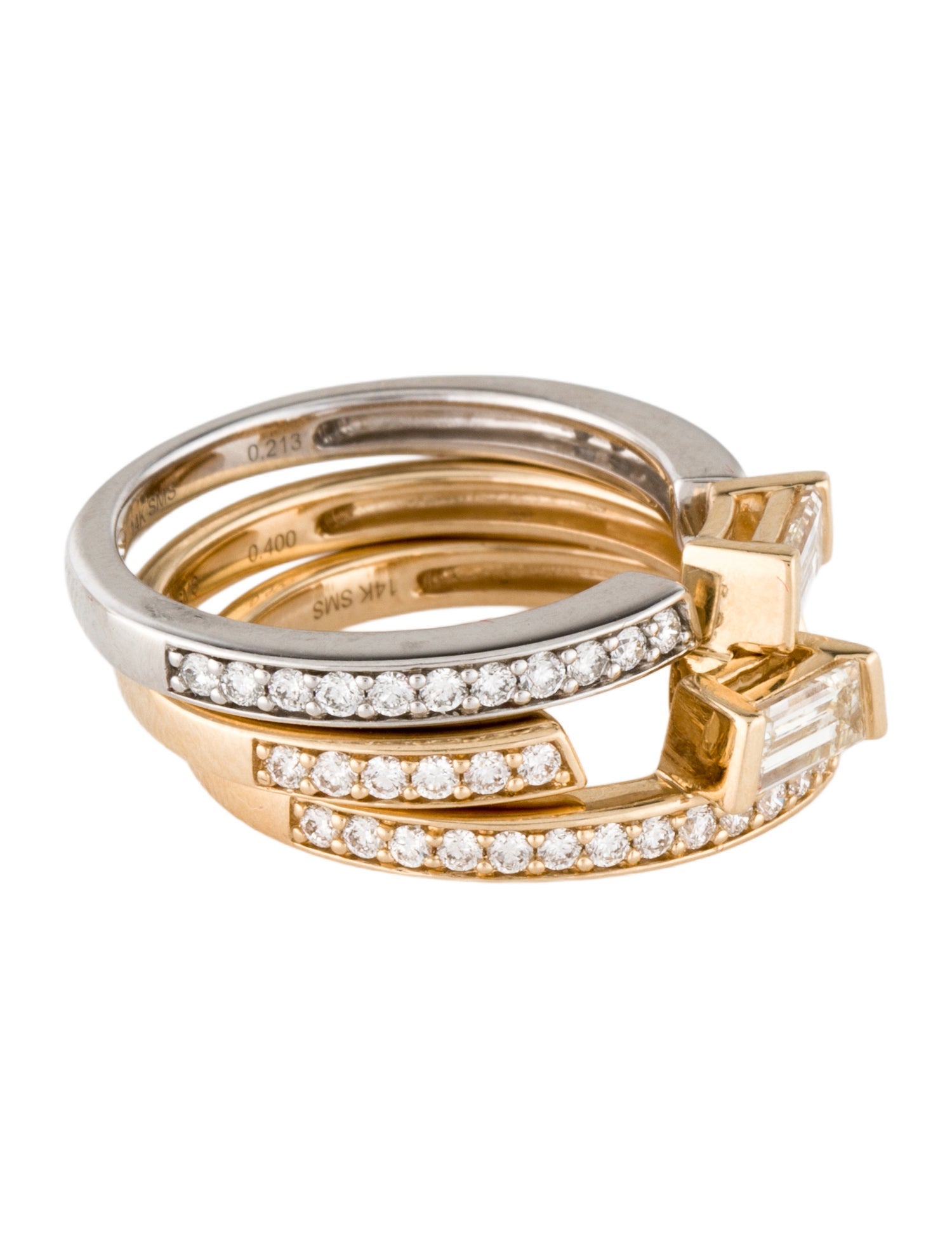 ILAARA 14K Diamond Ring Sets
