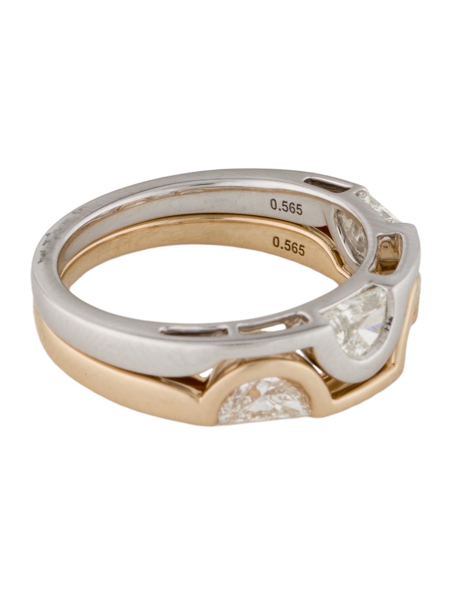 ILAARA 14K 1.13ctw Diamond Band Ring Set