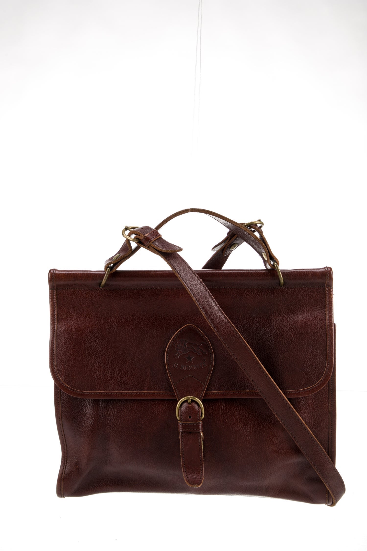 Il Bisonte Leather Shoulder Bag