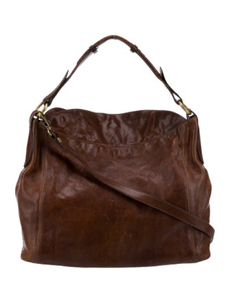 Il Bisonte Leather Top Handle Bag