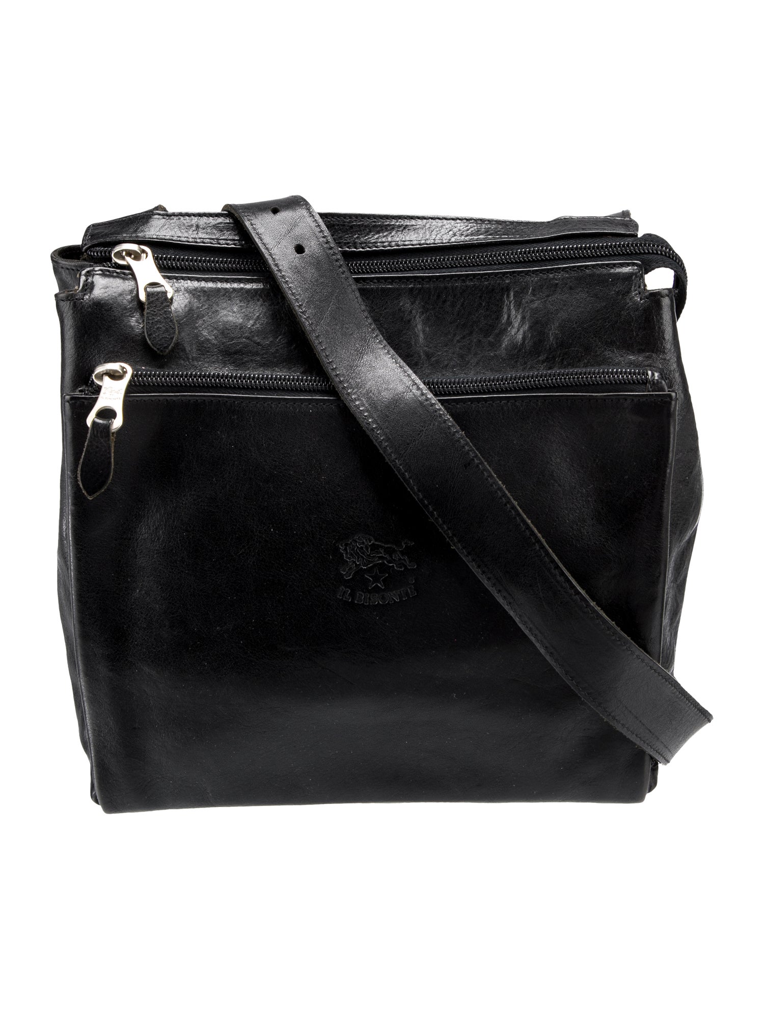 Il Bisonte Leather Messenger Bag