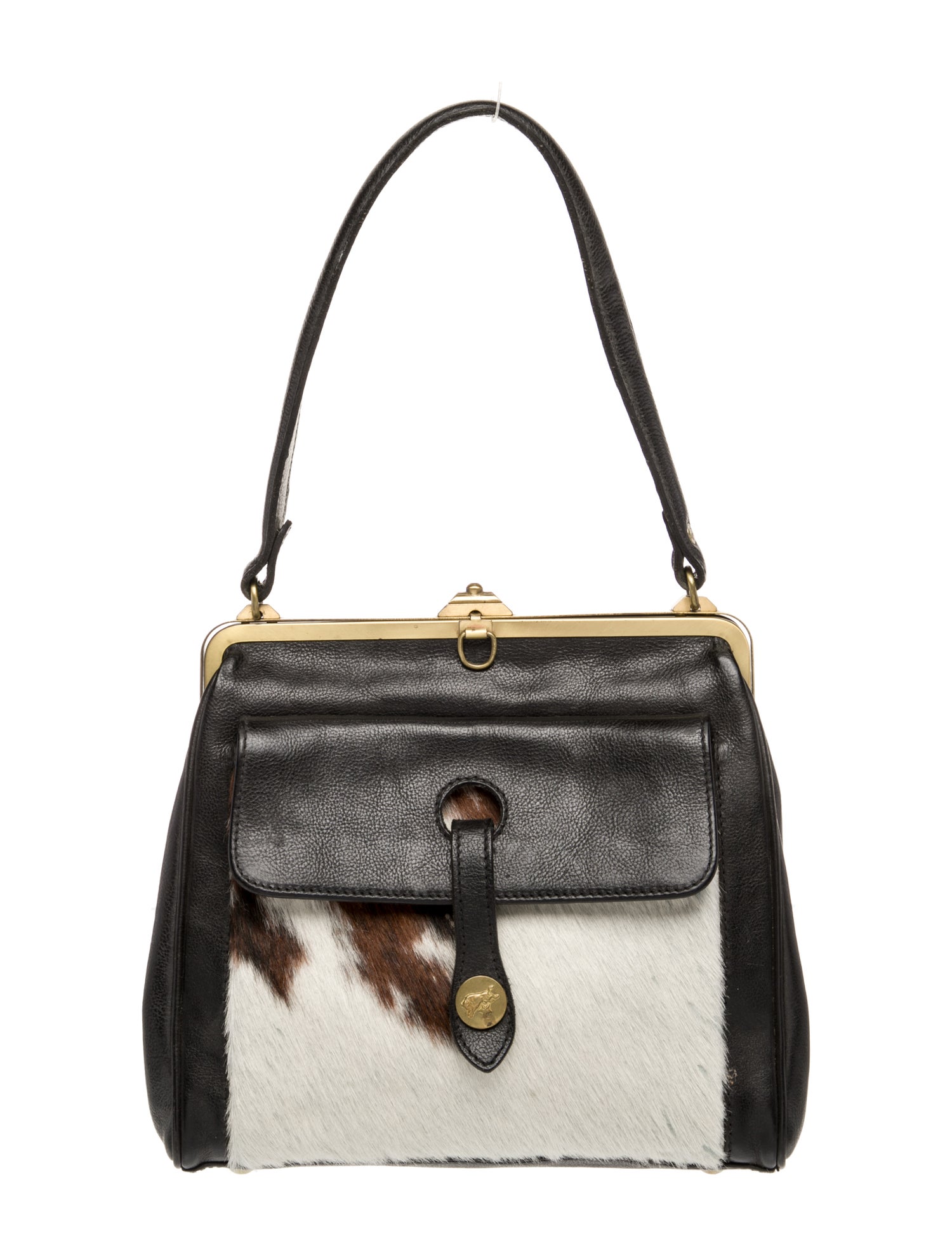 Il Bisonte Leather Top Handle Bag