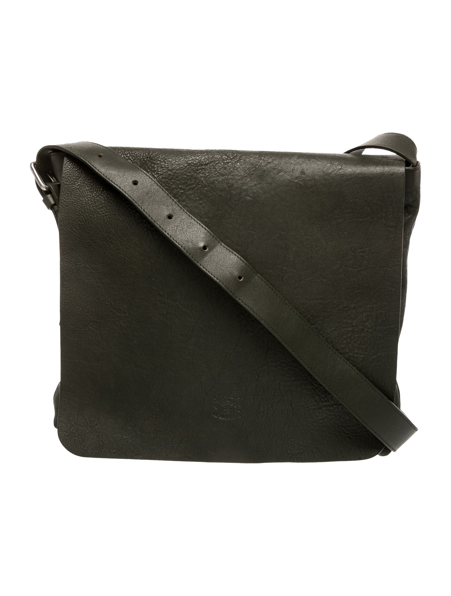 Il Bisonte Leather Messenger Bag