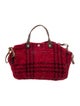 Il Bisonte Tweed Top Handle Bag