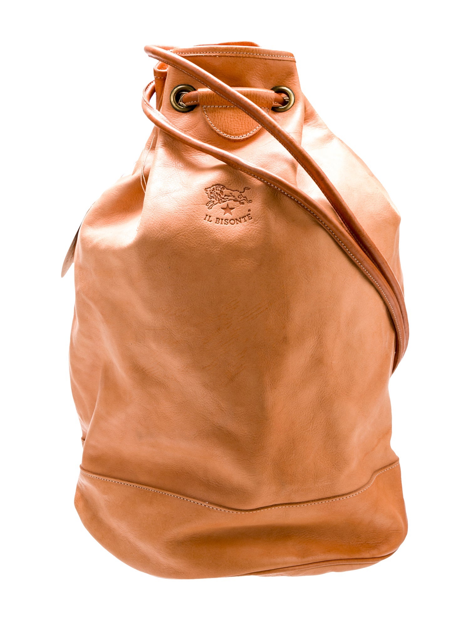 Il Bisonte Leather Bucket Bag