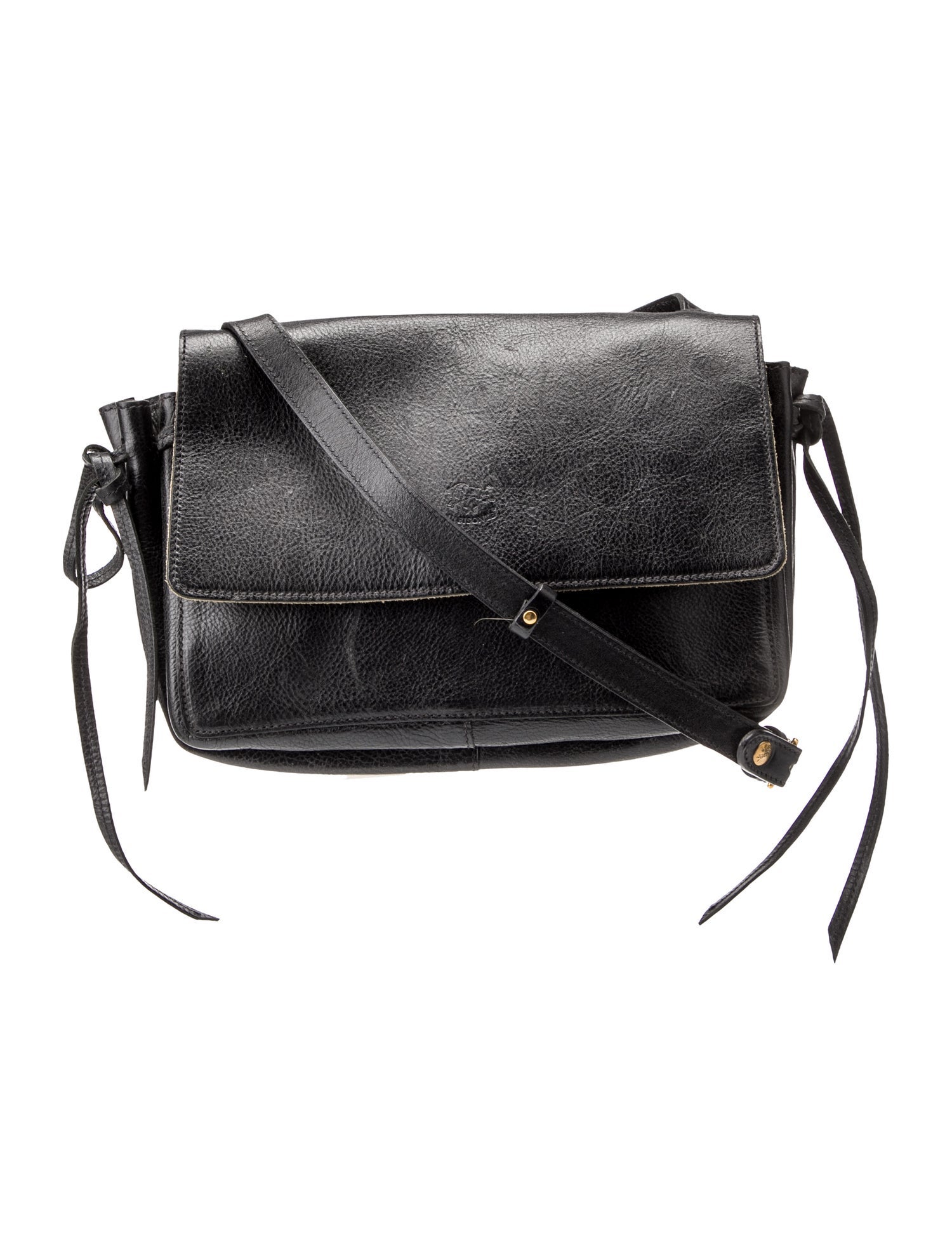 Il Bisonte Leather Messenger Bag