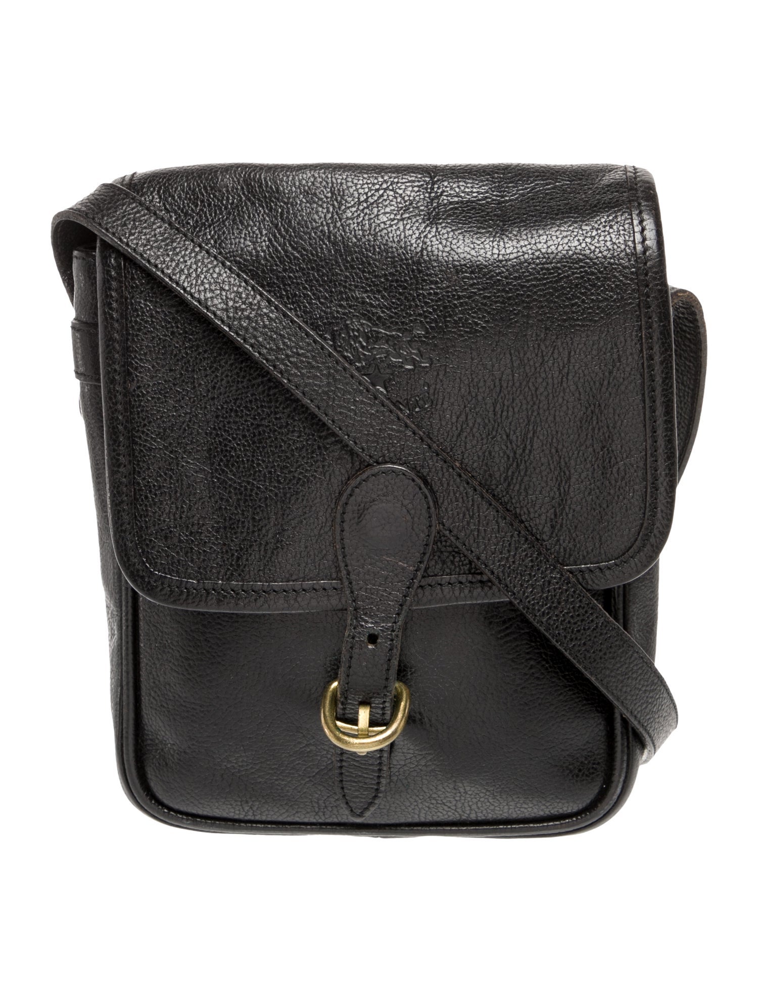 Il Bisonte Leather Messenger Bag