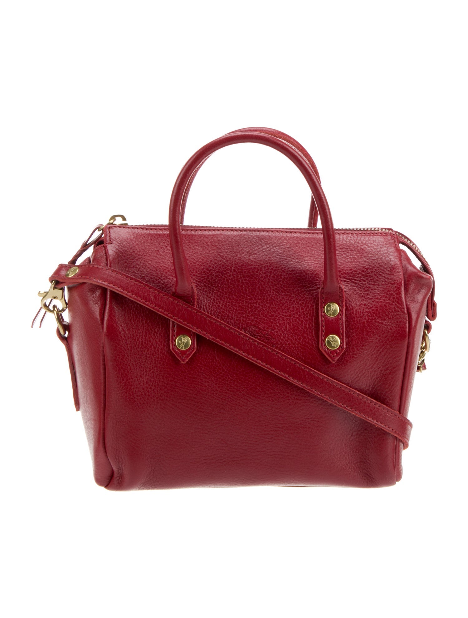 Il Bisonte Leather Top Handle Bag