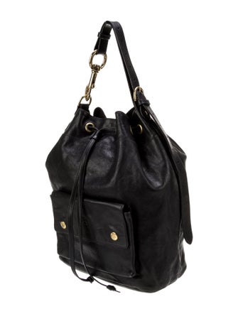 Il Bisonte Leather Bucket Bag