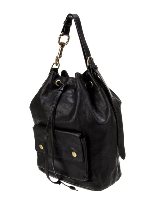 Il Bisonte Leather Bucket Bag