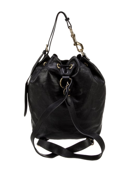 Il Bisonte Leather Bucket Bag