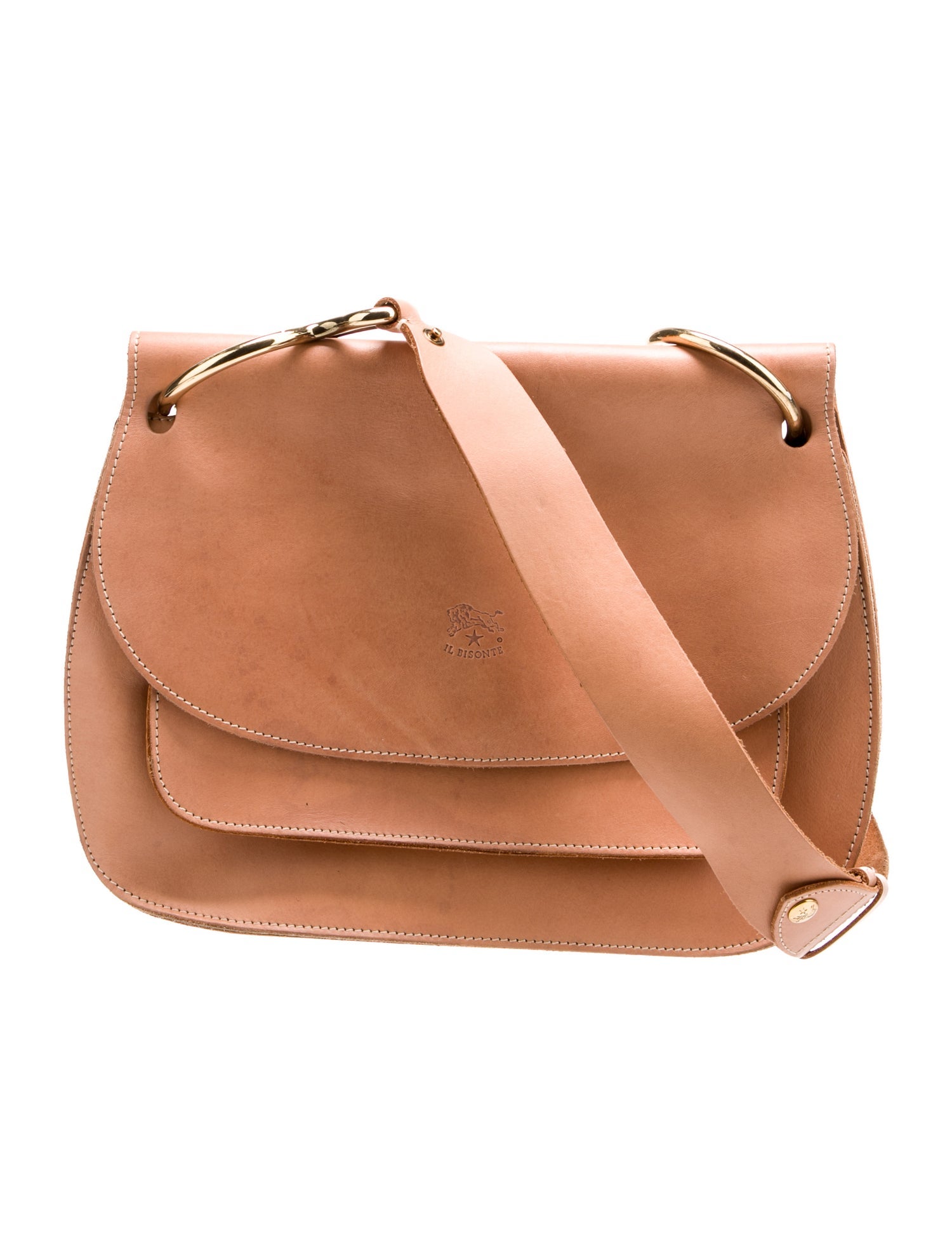 Il Bisonte Leather Shoulder Bag