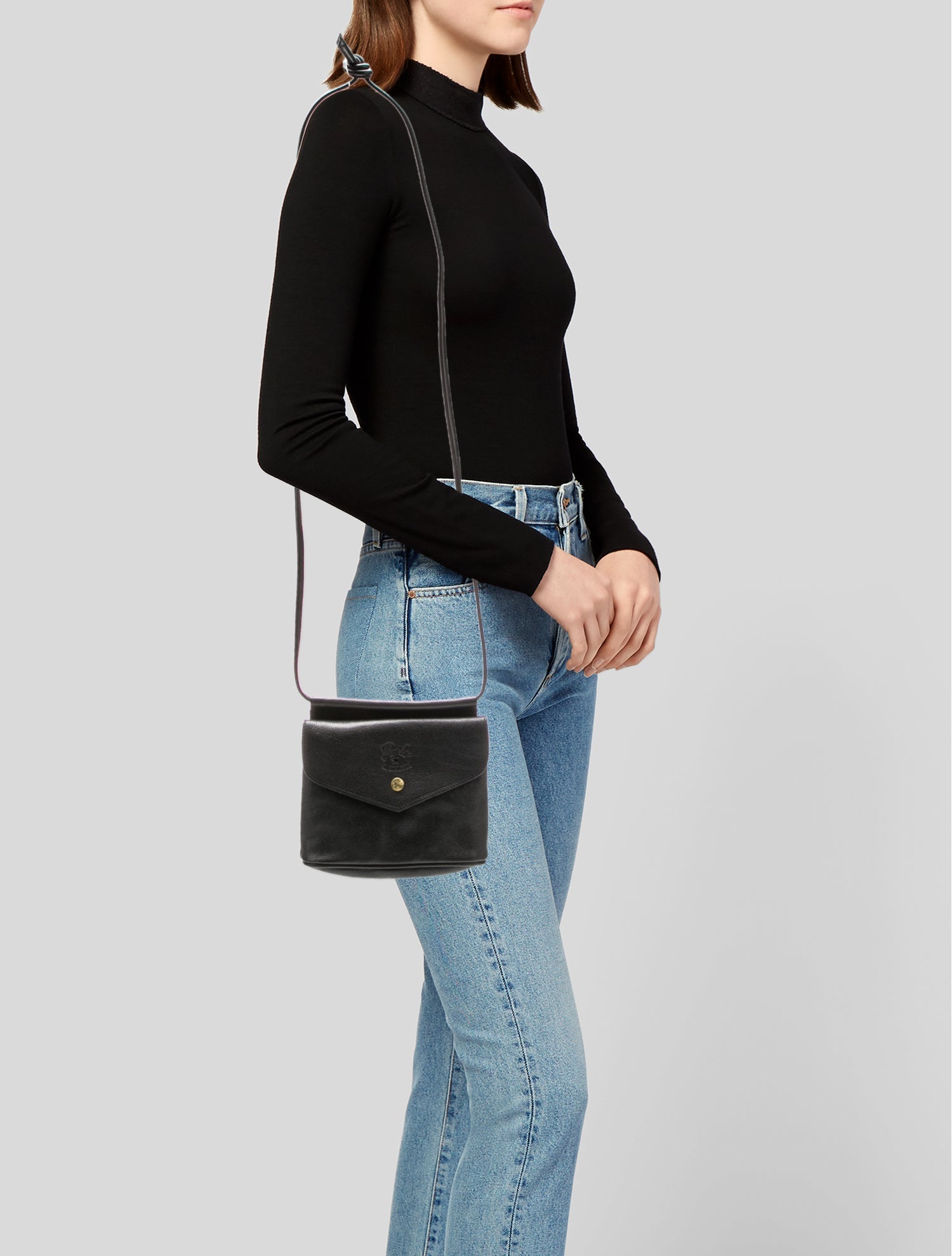 Il Bisonte Leather Crossbody Bag