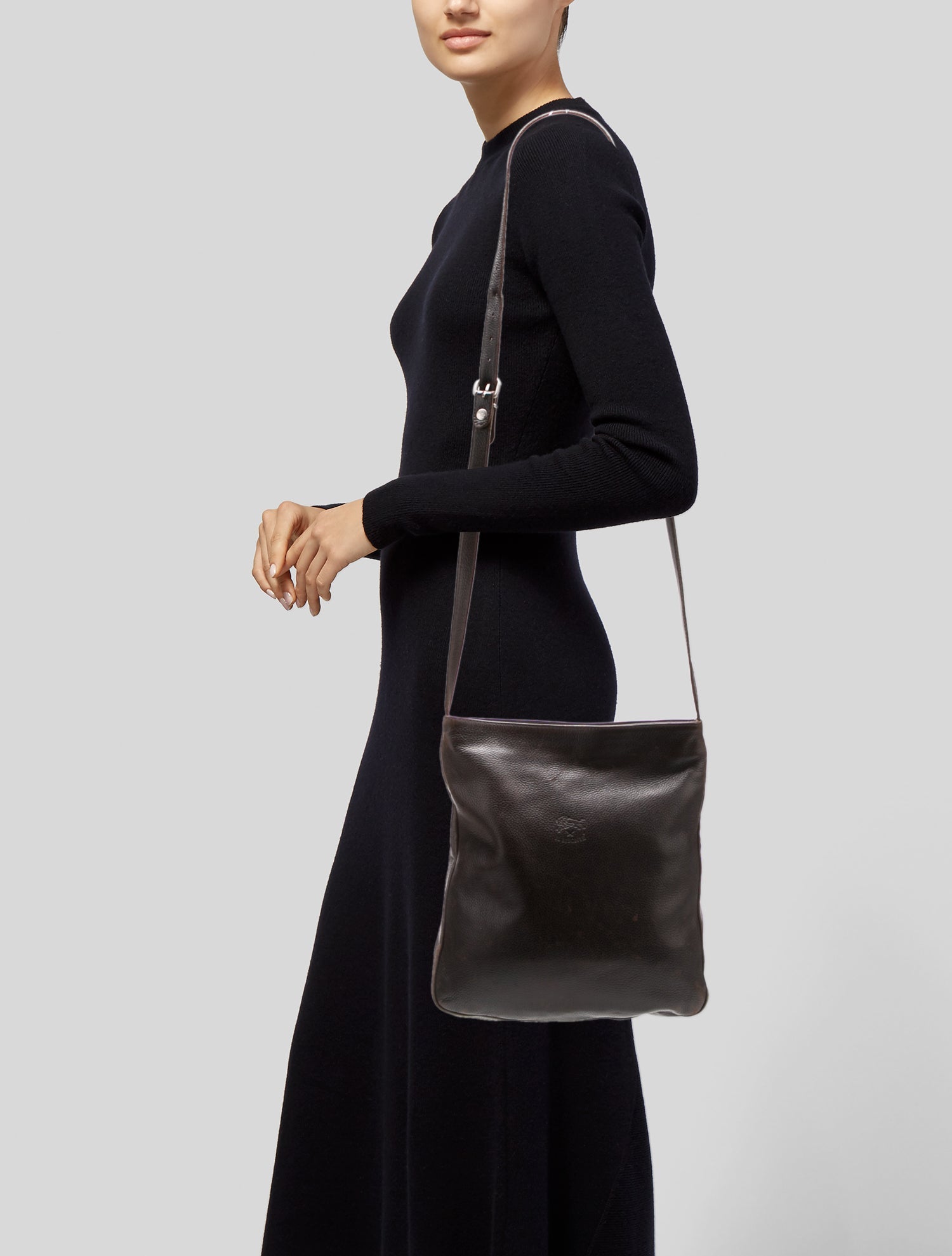 Il Bisonte Leather Crossbody Bag