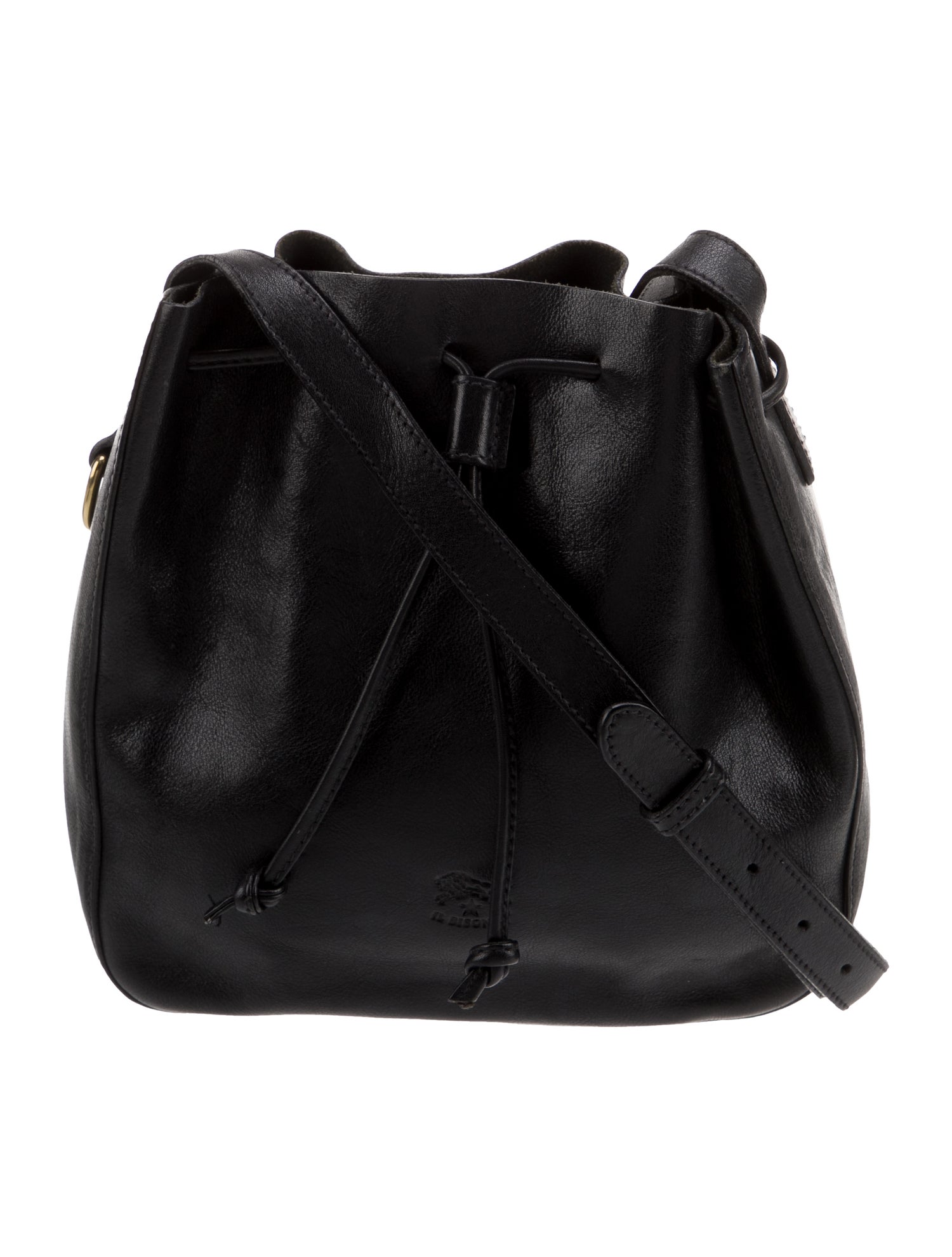 Il Bisonte Leather Bucket Bag