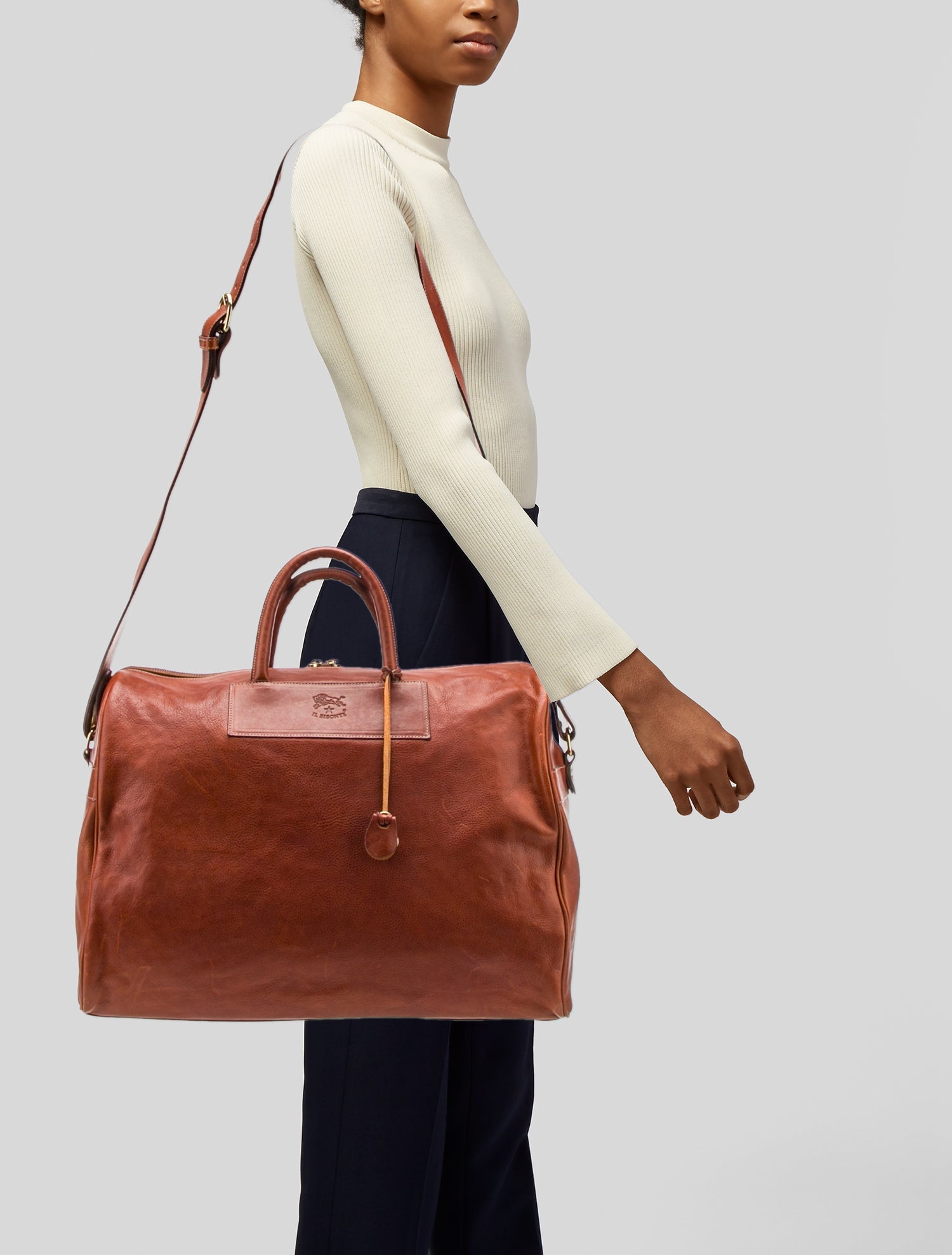 Il Bisonte Leather Crossbody Bag