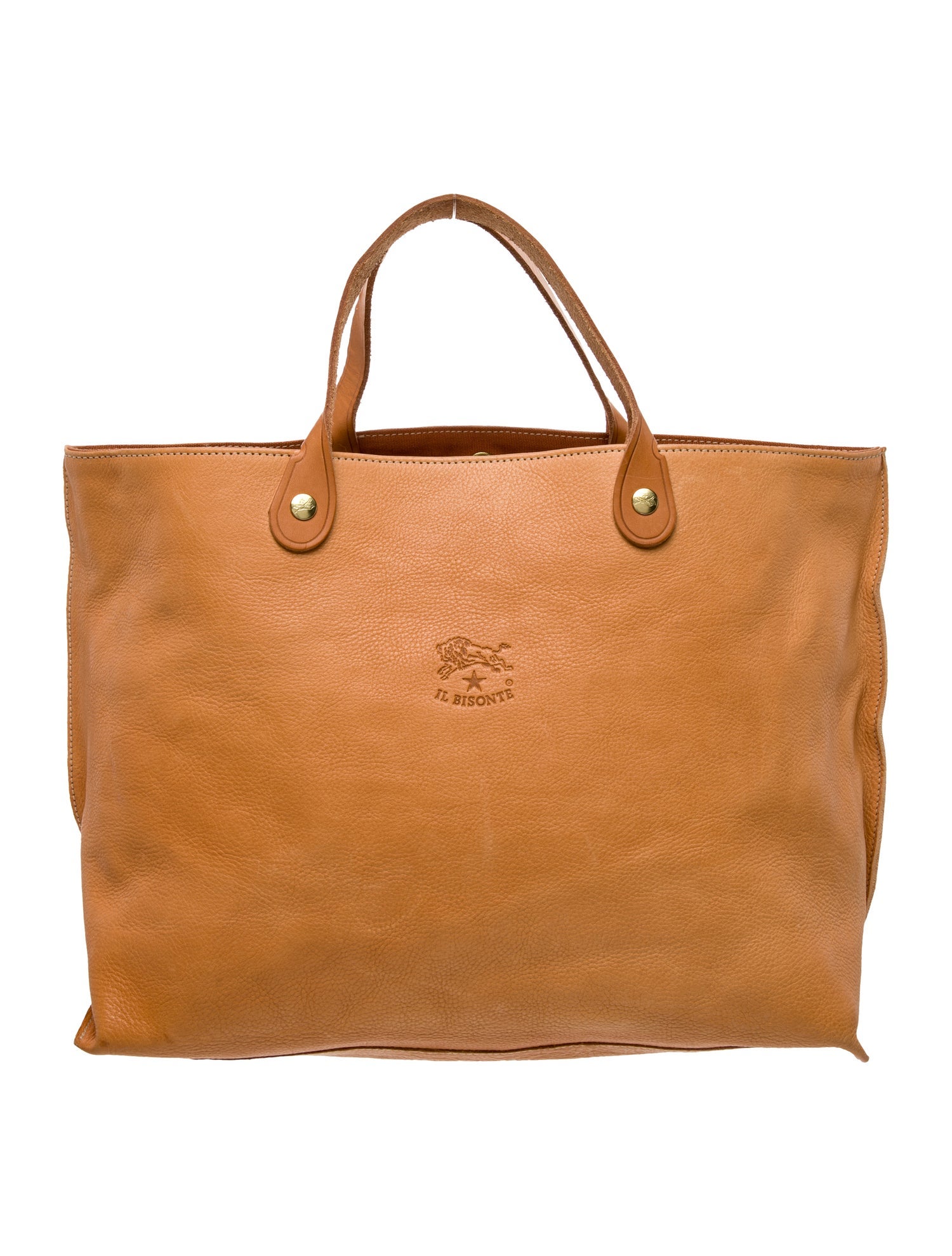 Il Bisonte Leather Top Handle Bag