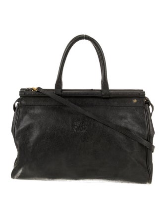 Il Bisonte Leather Top Handle Bag