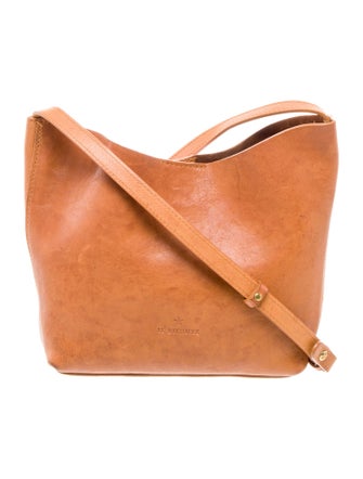 Il Bisonte Leather Bucket Bag
