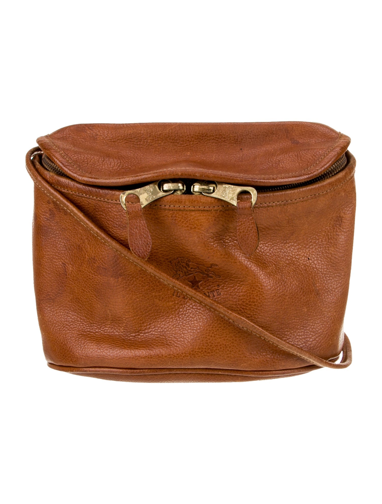 Il Bisonte Leather Bucket Bag