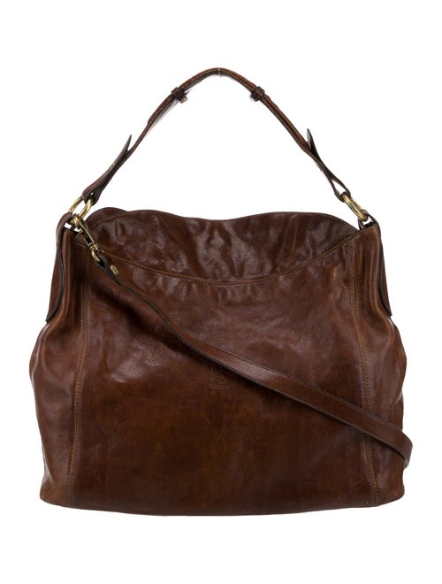 Il Bisonte Leather Top Handle Bag