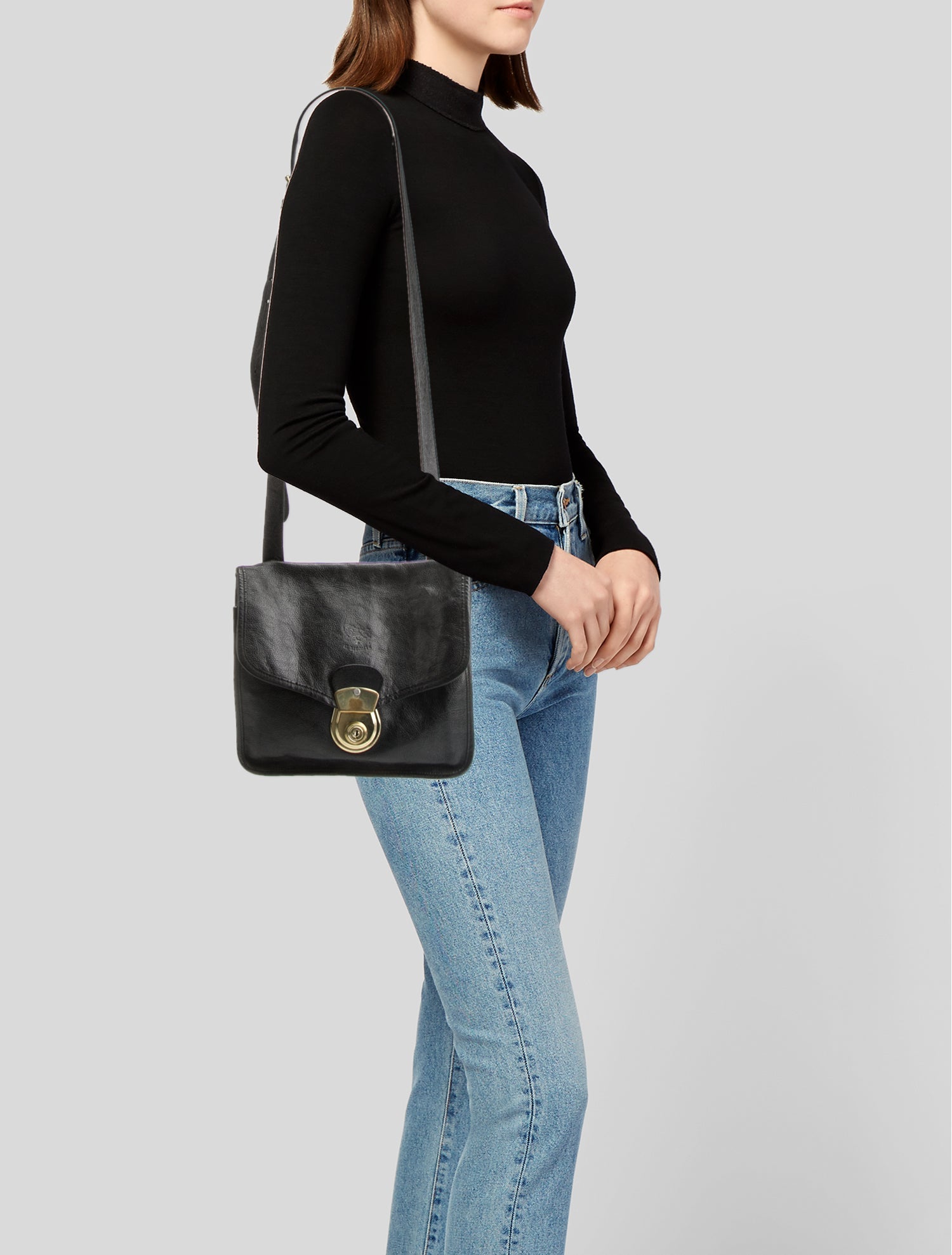 Il Bisonte Leather Crossbody Bag