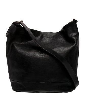 Il Bisonte Leather Messenger Bag