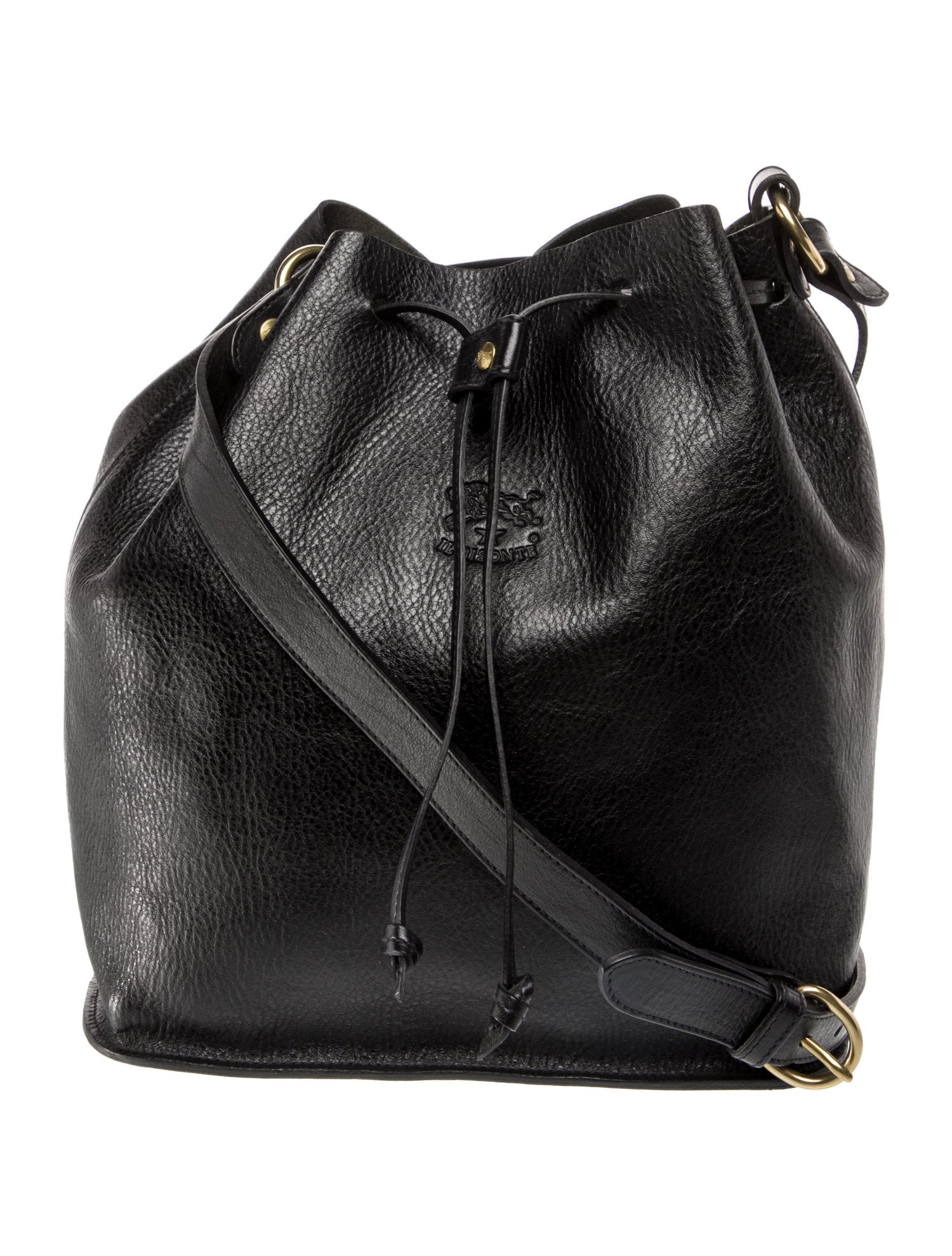 Il Bisonte Leather Bucket Bag