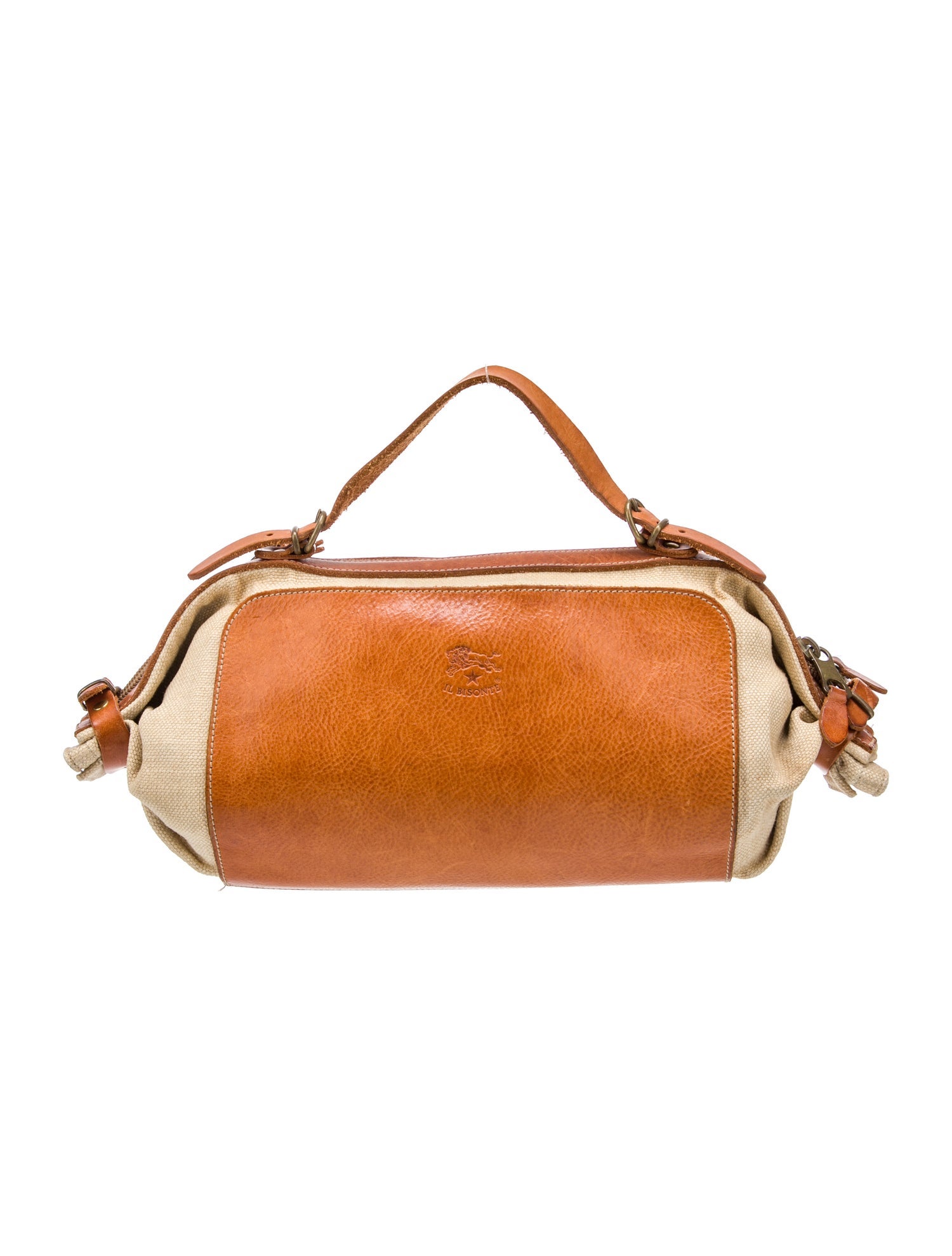 Il Bisonte Leather Top Handle Bag