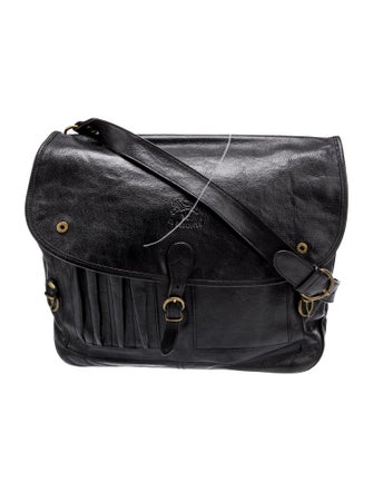 Il Bisonte Leather Messenger Bag